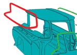 Brothers Trucks W063000DLX Windshield Seal, Deluxe For 1960-1963 Chevrolet Gmc. Fixed Price $42.92.