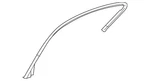 Genuine Jaguar Roof Weather-strip T2R23621. Fixed Price $329.08.