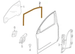New Audi Q7 Front Left Window Guide 4L0837439B Oem No Import Duties To. Fixed Price $362.32.