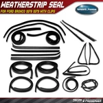 19X Left & Right Inner Outer Weatherstrip Seal Kit With Clips Ford Bronco. Fixed Price $368.29.