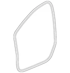 Genuine Gm Front Driver Side Door Weatherstrip 84270782. Fixed Price $61.82.