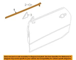 Gm Oem 16-24 Camaro Door Exterior Trim-belt Molding 23384637. Fixed Price $159.07.