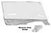 Ford Mustang Door Window Glass Assy Lh 65/6 Coup. Fixed Price $542.85.