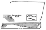 Mustang Door Glass Window Frame Kit Coupe Rh 1964 1/2 - 1966 Dynacorn. Fixed Price $299.95.