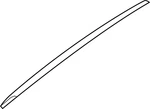 Volkswagen Golf MK7 Fr Windshield Lh Trim Moulding Genuine Vw - 5G0854327B5AP. Fixed Price $45.30.