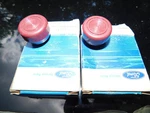 Nos Oem Mustang Galaxie Cyclone C8AZ-6223352-A Red Inside Door Knob Pr 68-70. Fixed Price $49.99.