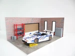 Brick Car Service Garage 1/18 Diorama Kit Auto Models Display Scale 1:18. Fixed Price $98.90.
