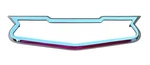 Chevy V8 Trunk Bezel Blemished Danchuk Brand 1956 Chevrolet New. Fixed Price $12.95.