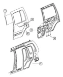 Genuine Mopar Belt Weatherstrip Left 55360645AD. Fixed Price $66.15.