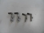 1969 1970 Ford Mustang Cougar Quarter Window Glass Stop Brackets Set. Fixed Price $49.30.