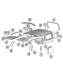 Genuine Mopar Liftglass Opening Seal 68368993AG. Fixed Price $92.49.