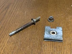 67-72 Mopar Dart Swinger Door Vent Window Lower Attachment Stud Washer And Nut. Fixed Price $19.99.
