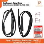 Front Door Glass Run Window Channel For Honda Civic 91-95 3DRS Dx Ex Cx Si Ej Eg. Fixed Price $137.50.