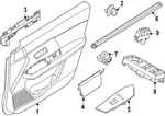 Genuine Nissan Door Window Belt Weatherstrip 80834-7LF0A. Fixed Price $68.66.