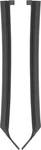 1971-74 Dodge Plymouth B-body; Quarter Window Glass Vertical Seal; 2 Door. Fixed Price $71.99.