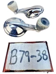 Oem 1958-1964 Impala Belair Chrome Vent Window Crank Handle Pair 59 61 62 B79-38. Fixed Price $22.95.