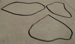 96 97 98 99 00 Honda Civic 4DR Door Weatherstrip Rubber Seal Set X3 Oem Sedan. Fixed Price $77.77.