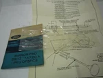 59-68 Ford Lincoln Mercury Rearview Mirror Installation Pads (5) B9AZ-17A720-A. Fixed Price $19.99.