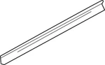 Genuine Infiniti Belt Weather-strip 82835-5NA0A. Fixed Price $65.60.