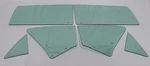 Side Glass Set For 1968 Chevelle 2 Door Hardtop Vent Quarter Green Window. Fixed Price $450.00.