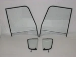 1955 - 1959 Chevrolet Pickup Truck Suburban Clear Glass Vents Doors Black Frame. Fixed Price $450.00.