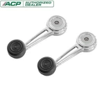 1968-1969 Ford Mustang Complete Chrome Window Crank Handles & Black Knobs Pair. Fixed Price $28.45.