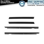 4PC Rear Inner & Outer Belt Molding Set Lh Rh Sides For 07-18 Jeep Wrangler. Fixed Price $86.85.