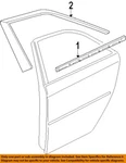 Gm Oem 08-14 Cts Rear Door Exterior Trim-belt W'strip 22923355. Fixed Price $455.71.
