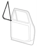 Premium Vent Window Rubber Seals Lh Rh 1967-72 Ford Pickup Truck. Fixed Price $54.95.