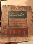 1952-53 Mercury Four Door Tinted Rear Vent Window Glass Nos Ford. Fixed Price $19.99.