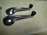 Studebaker 1956-61 Window Cranks 1312643X1 Black Knobs PAIR2. Fixed Price $24.99.