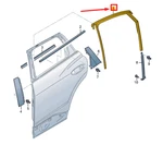 New Audi Q4 E-tron Rear Right Door Window Guide 89E839440 Original. Fixed Price $129.25.