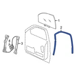 For Dodge Durango 2011-2025 55399169AG Front Left Window Channel. Fixed Price $44.54.