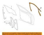 Gm Oem 17-19 Lacrosse Front Door Glass Hardware-run W'strip 26243638. Fixed Price $91.91.