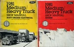 1981 Ford Medium Heavy Truck B 600 - 9000 Shop Repair Service Manual Set. Fixed Price $74.96.