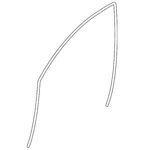 Genuine Subaru Run Weather-strip 63527AN01A. Fixed Price $13.68.