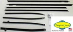 1969 1970 Bonneville Convertible Door Window Felt Fuzzies Rubber Seal 8 Pc Kit. Fixed Price $315.99.