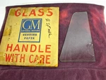 1958 Chevrolet Nos Gm Vent Window Glass Clear Sport Model 4714761. Fixed Price $25.00.