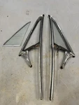 1965 1966 1967 1968 Ford Galaxie Vent Windows 2 Door Fastback Glass Frame Oem. Fixed Price $395.00.