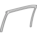 Genuine Mercedes-benz Oe Window Guide Rail 221-735-66-25. Fixed Price $129.93.