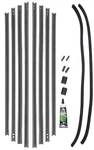 Fordor Sedan 1933 (rear Door) Window Channel Kit. Fixed Price $160.00.