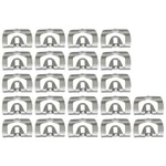 Rear Window Trim Clips Hold Down 1964-77 Lemans Cutlass Chevelle Impala 22PC. Fixed Price $23.00.
