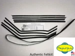1958 Chevy Bel Air 2-DOOR Hardtop Window Felt Fuzzies Rubber Seal Pc Kit. Fixed Price $279.99.