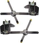Front Manual Window Regulator Set Compatible With 77-91 Chevrolet Gmc GM1350101. Fixed Price $122.33.