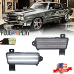 For 1970 Chevy Chevelle Camino Clear White Led Front Side Marker Lights 2PCS. Fixed Price $59.99.