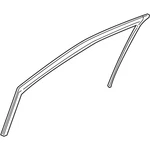 Genuine Mercedes-benz Oe Window Guide Rail 221-725-35-25. Fixed Price $142.69.