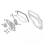 Genuine Ford Window Channel AE8Z-5425766-C. Fixed Price $77.63.
