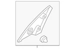 Genuine Subaru Pillar Molding 65250FL002. Fixed Price $8.29.