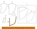 Gm Oem 16-20 CT6 Rear Door Components-lower W'strip 84179515. Fixed Price $106.46.