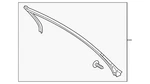 Genuine Ford Upper Weather-strip FR3Z-6321596-B. Fixed Price $228.58.